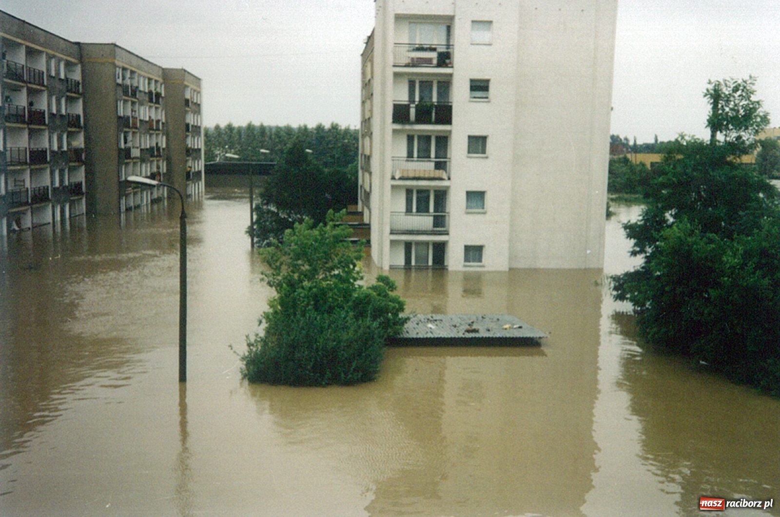 Zdjęcie w galerii na portalu naszraciborz.pl: Data zalania dworca w 1997 r. Kto ma rację - wiceminister czy prezydent? [FOTO Z 1997] wiadomości z regionu