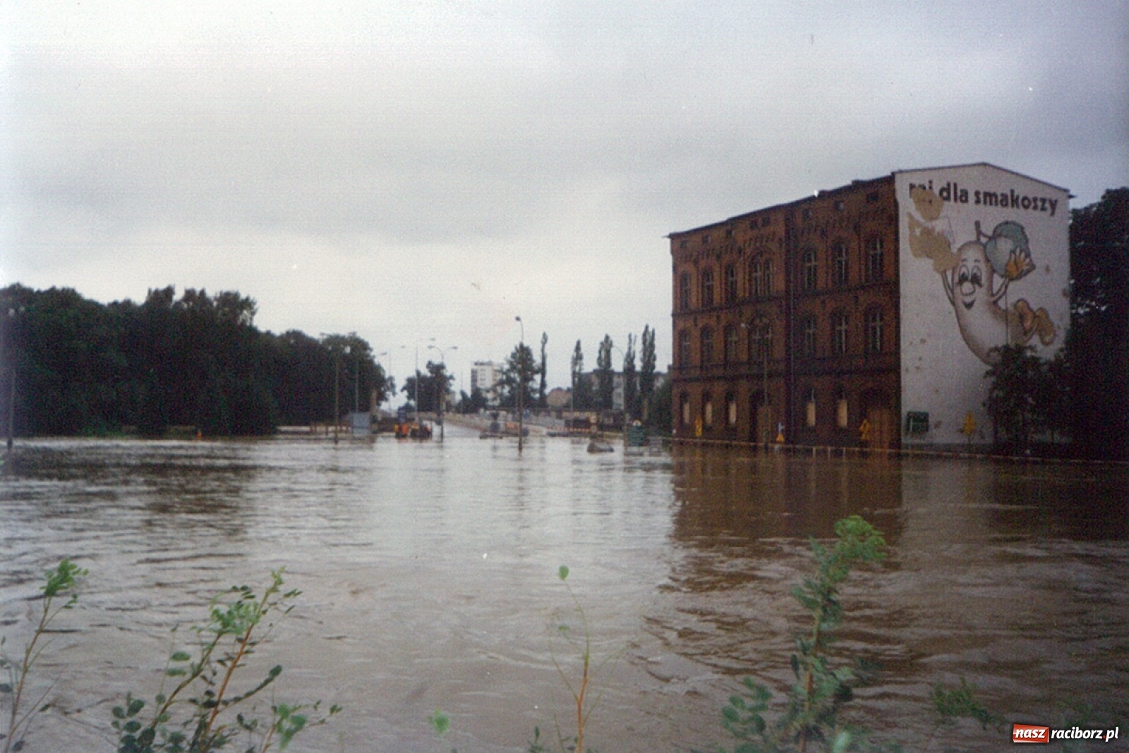 Zdjęcie w galerii na portalu naszraciborz.pl: Data zalania dworca w 1997 r. Kto ma rację - wiceminister czy prezydent? [FOTO Z 1997] wiadomości z regionu