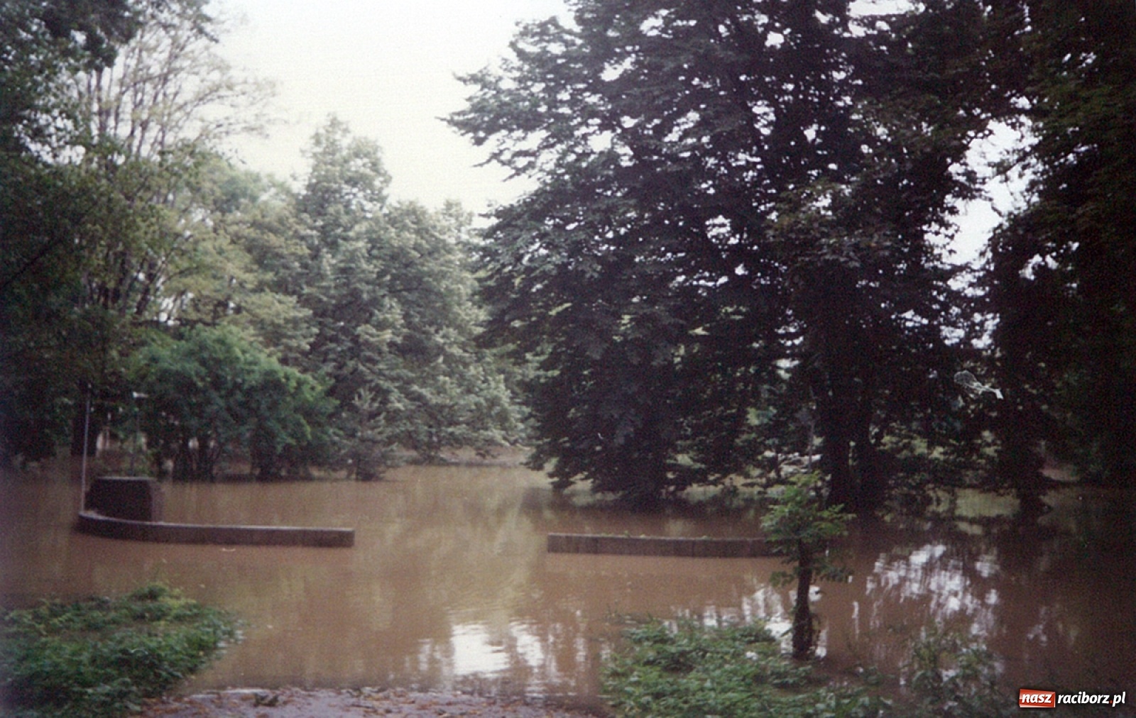 Zdjęcie w galerii na portalu naszraciborz.pl: Data zalania dworca w 1997 r. Kto ma rację - wiceminister czy prezydent? [FOTO Z 1997] wiadomości z regionu