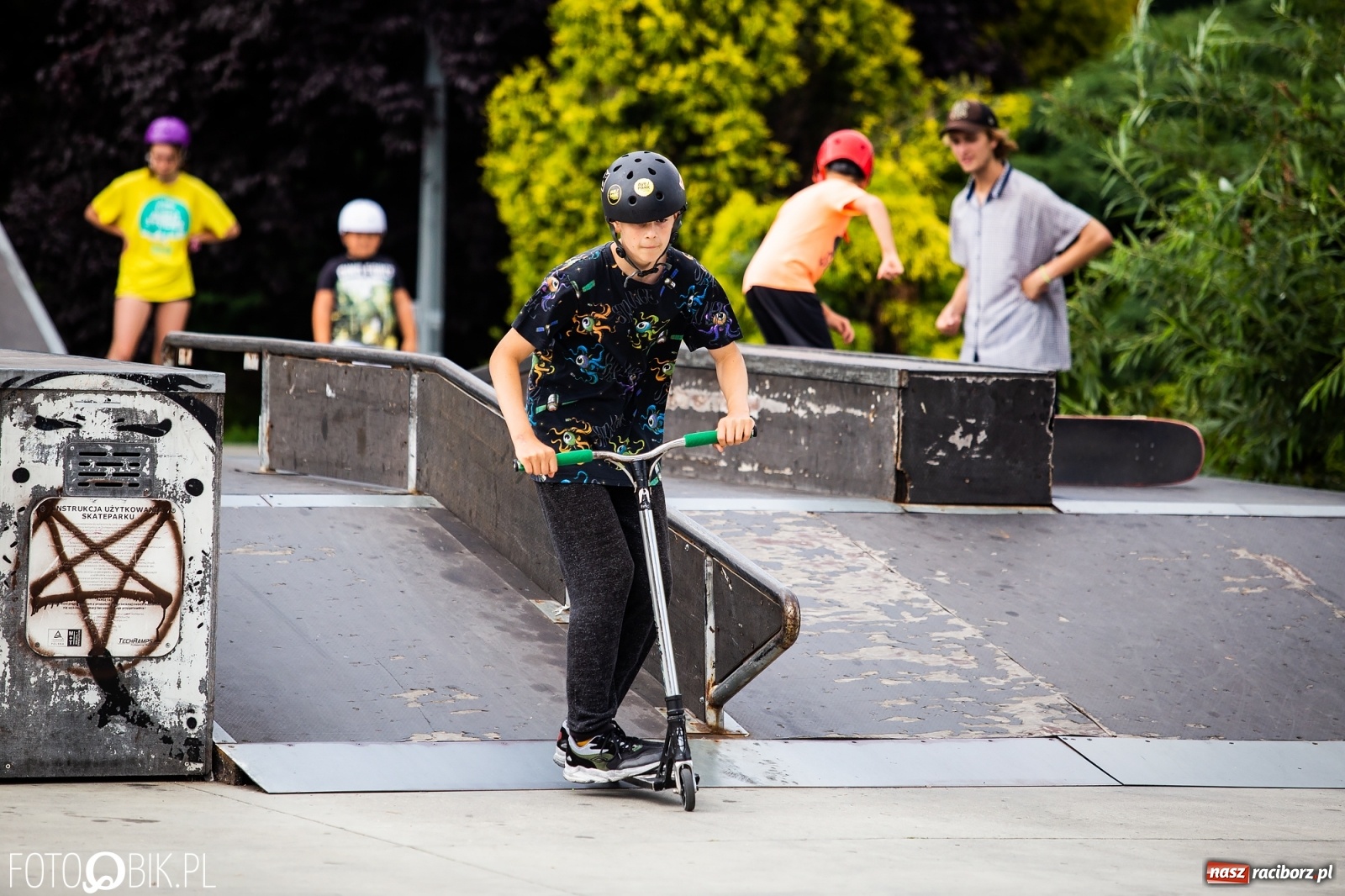 Zdjęcie w galerii na portalu naszraciborz.pl: Ruszyły warsztaty Extreme City na raciborskim skateparku wiadomości z regionu