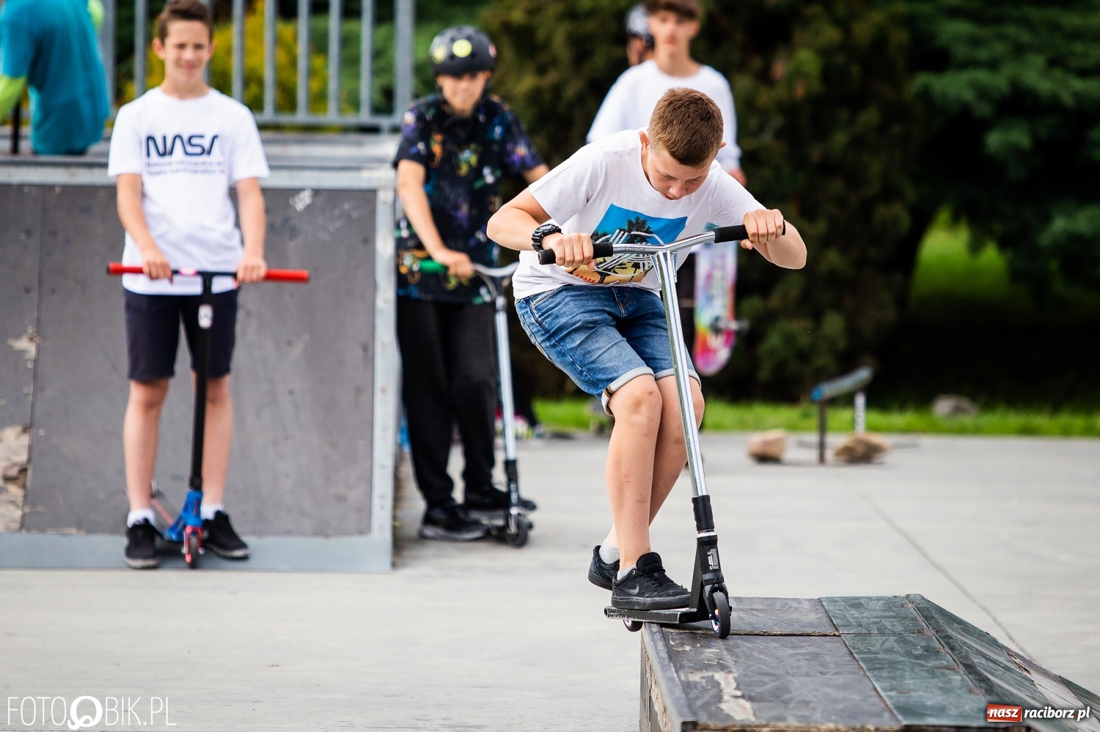 Zdjęcie w galerii na portalu naszraciborz.pl: Ruszyły warsztaty Extreme City na raciborskim skateparku wiadomości z regionu