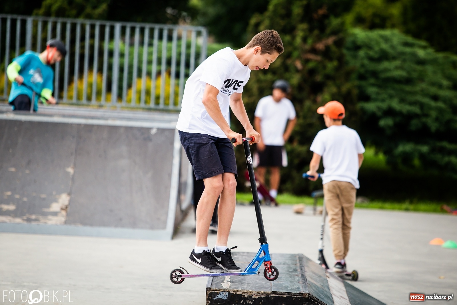 Zdjęcie w galerii na portalu naszraciborz.pl: Ruszyły warsztaty Extreme City na raciborskim skateparku wiadomości z regionu