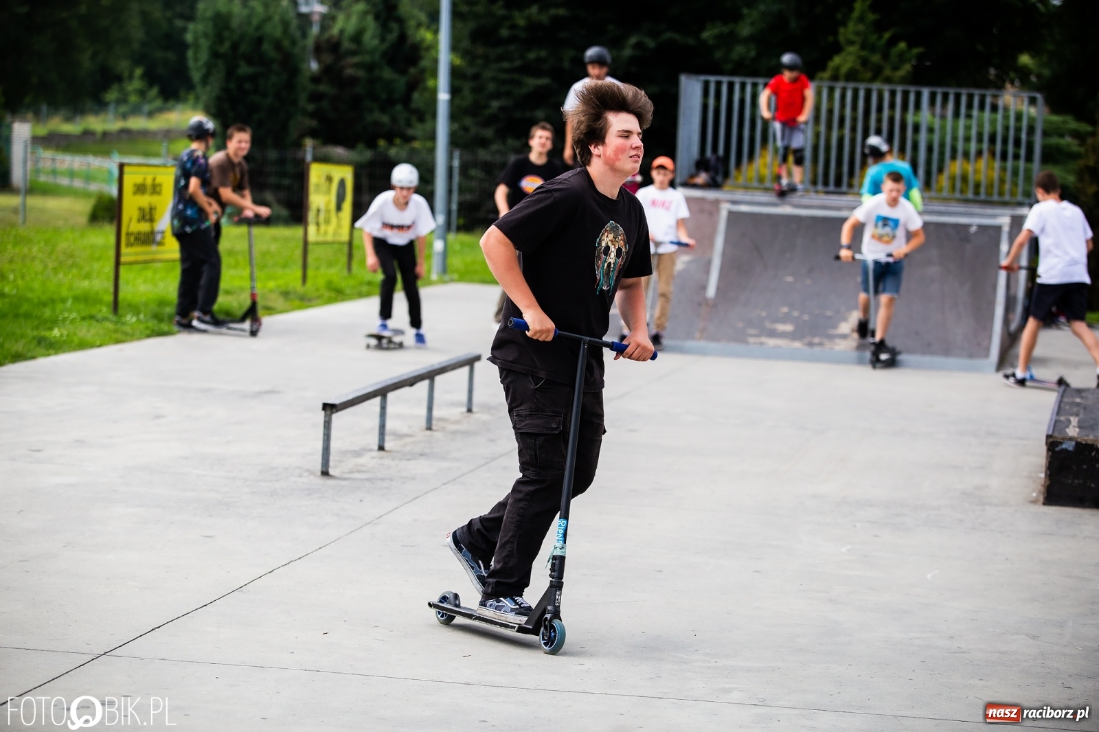 Zdjęcie w galerii na portalu naszraciborz.pl: Ruszyły warsztaty Extreme City na raciborskim skateparku wiadomości z regionu
