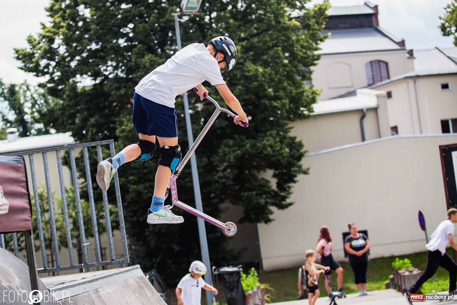 Zdjęcie w galerii na portalu naszraciborz.pl: Ruszyły warsztaty Extreme City na raciborskim skateparku wiadomości z regionu