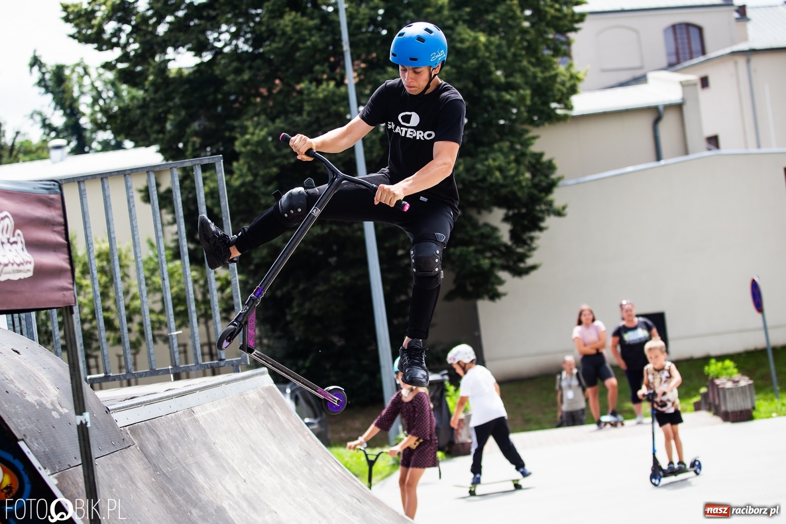 Zdjęcie w galerii na portalu naszraciborz.pl: Ruszyły warsztaty Extreme City na raciborskim skateparku wiadomości z regionu