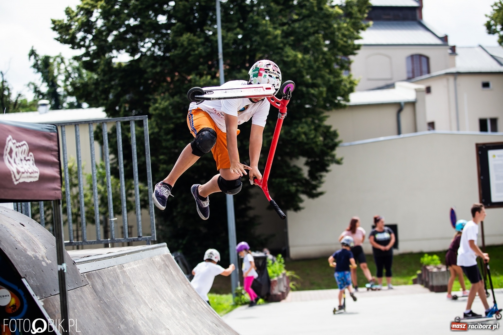 Zdjęcie w galerii na portalu naszraciborz.pl: Ruszyły warsztaty Extreme City na raciborskim skateparku wiadomości z regionu