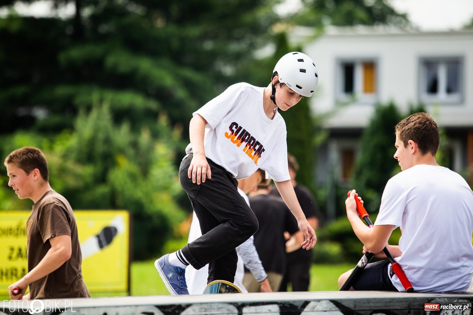 Zdjęcie w galerii na portalu naszraciborz.pl: Ruszyły warsztaty Extreme City na raciborskim skateparku wiadomości z regionu