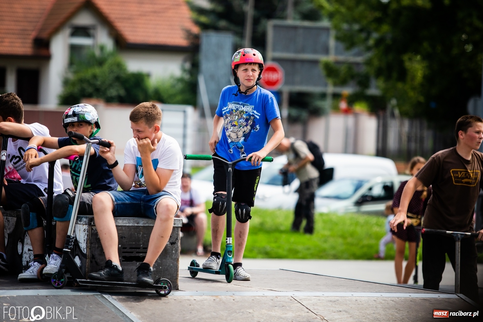 Zdjęcie w galerii na portalu naszraciborz.pl: Ruszyły warsztaty Extreme City na raciborskim skateparku wiadomości z regionu