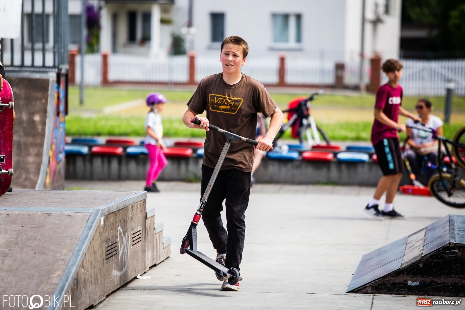 Zdjęcie w galerii na portalu naszraciborz.pl: Ruszyły warsztaty Extreme City na raciborskim skateparku wiadomości z regionu