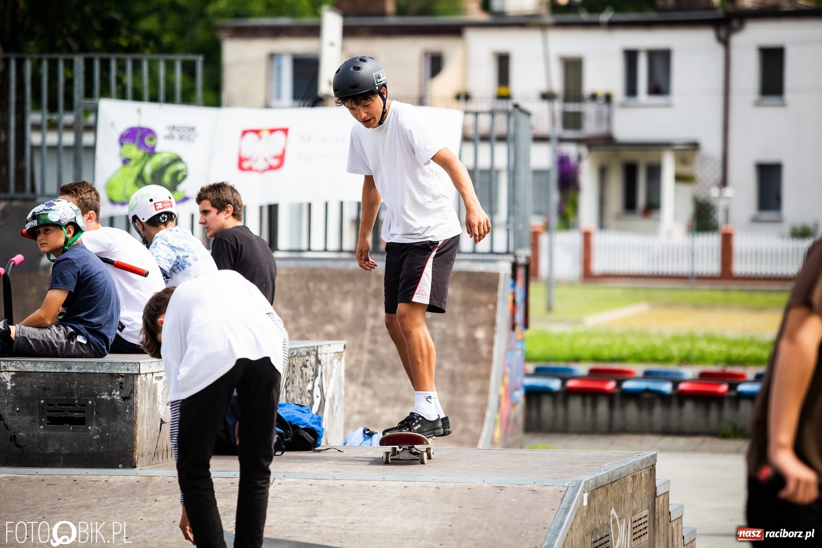 Zdjęcie w galerii na portalu naszraciborz.pl: Ruszyły warsztaty Extreme City na raciborskim skateparku wiadomości z regionu