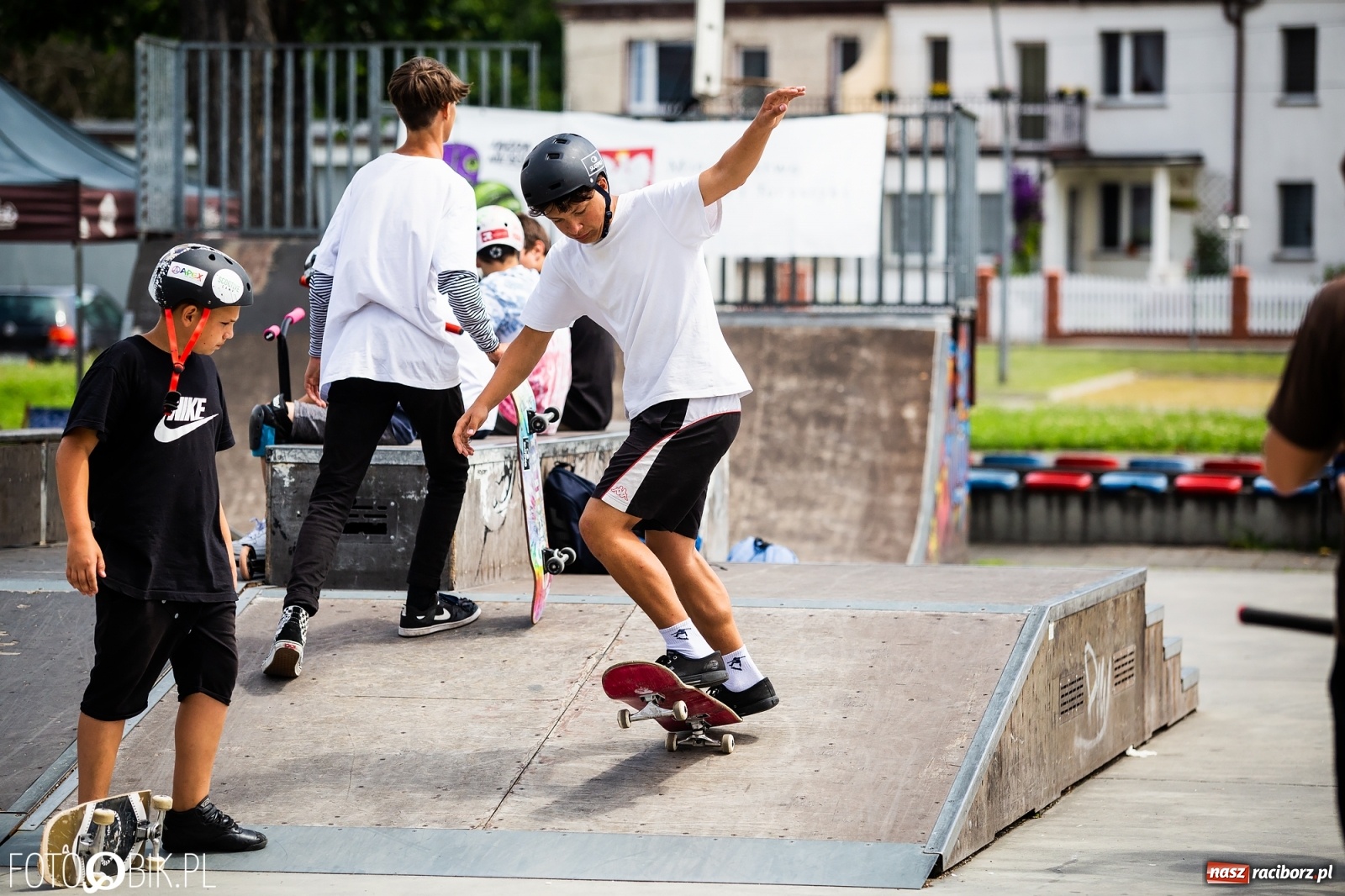 Zdjęcie w galerii na portalu naszraciborz.pl: Ruszyły warsztaty Extreme City na raciborskim skateparku wiadomości z regionu
