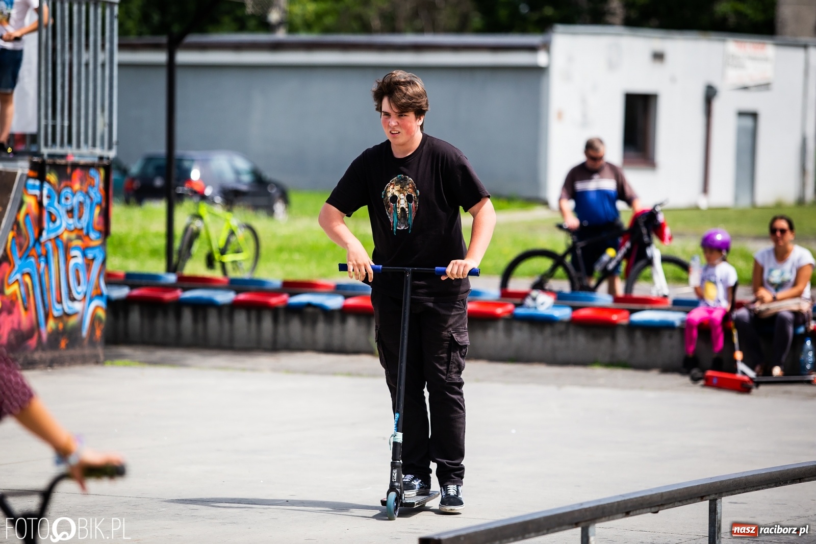 Zdjęcie w galerii na portalu naszraciborz.pl: Ruszyły warsztaty Extreme City na raciborskim skateparku wiadomości z regionu