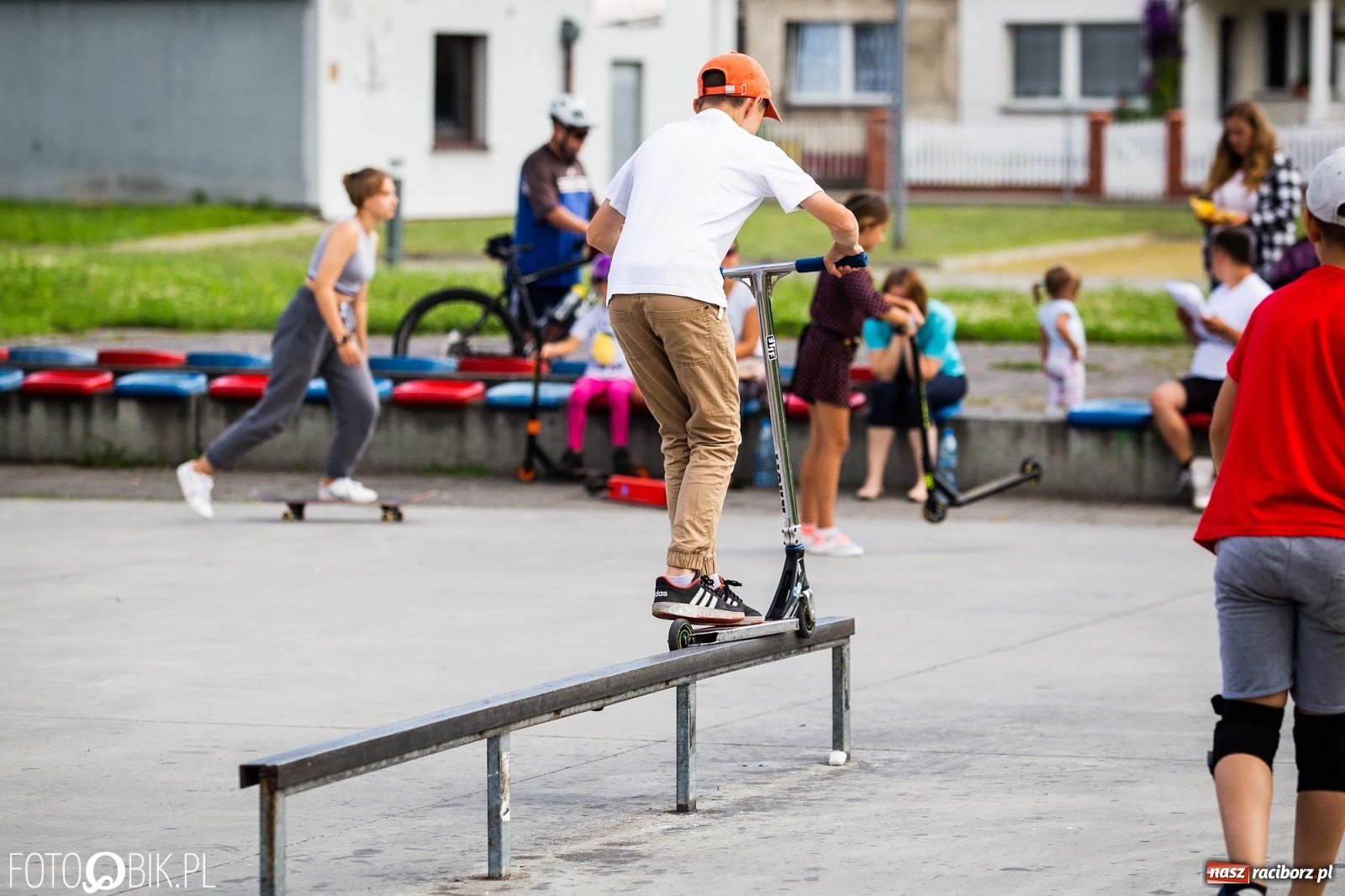 Zdjęcie w galerii na portalu naszraciborz.pl: Ruszyły warsztaty Extreme City na raciborskim skateparku wiadomości z regionu