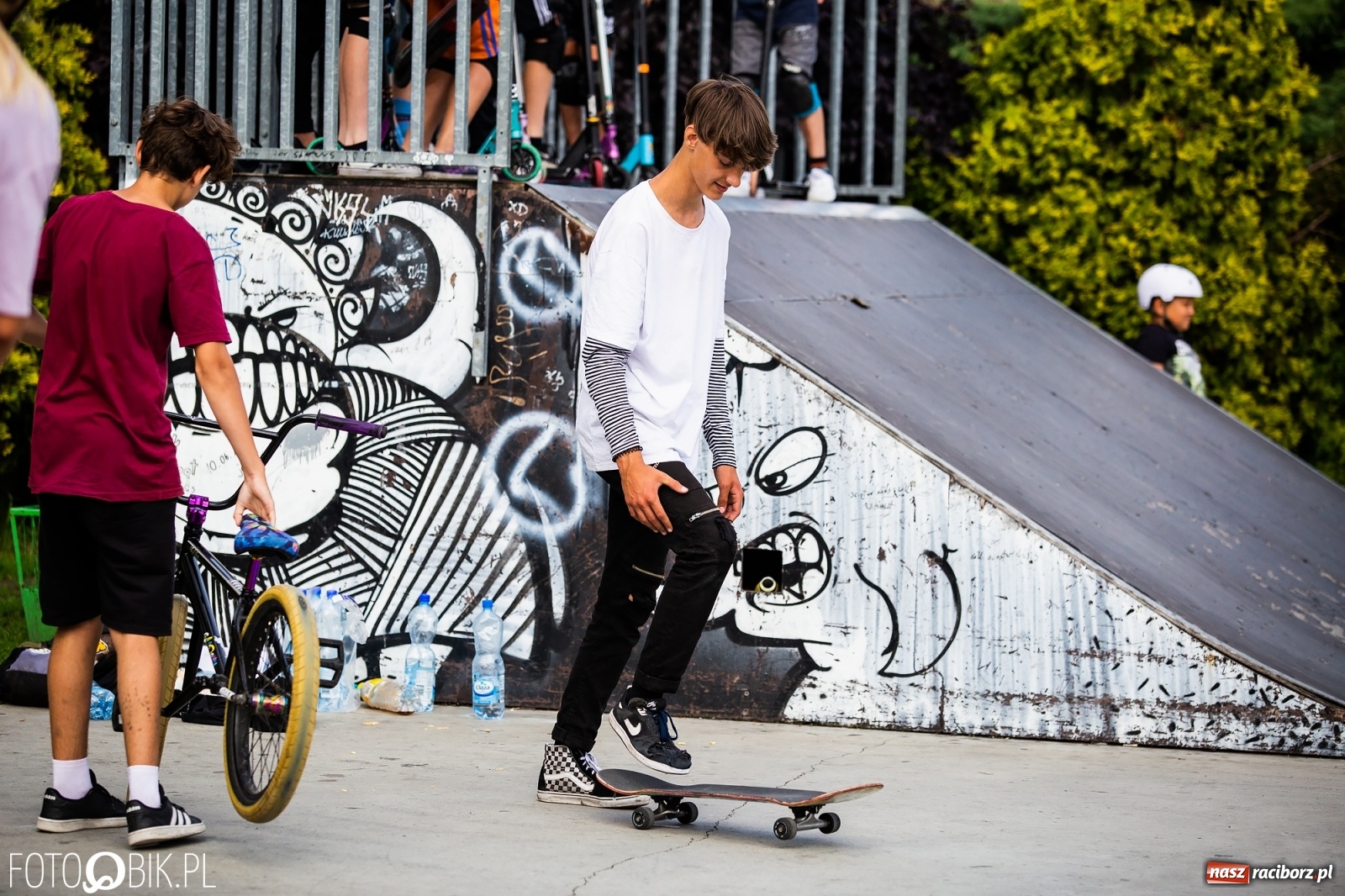 Zdjęcie w galerii na portalu naszraciborz.pl: Ruszyły warsztaty Extreme City na raciborskim skateparku wiadomości z regionu