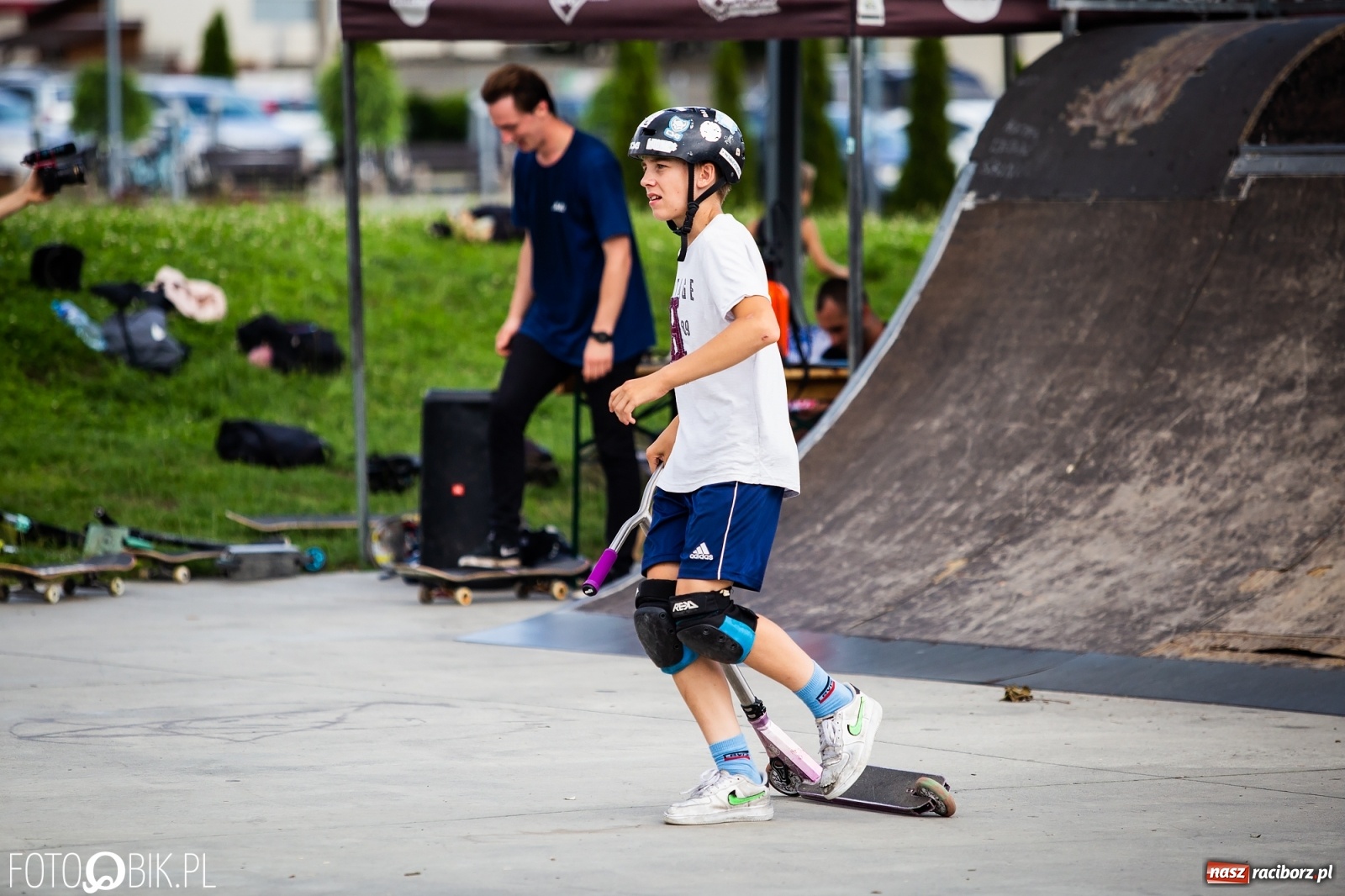 Zdjęcie w galerii na portalu naszraciborz.pl: Ruszyły warsztaty Extreme City na raciborskim skateparku wiadomości z regionu
