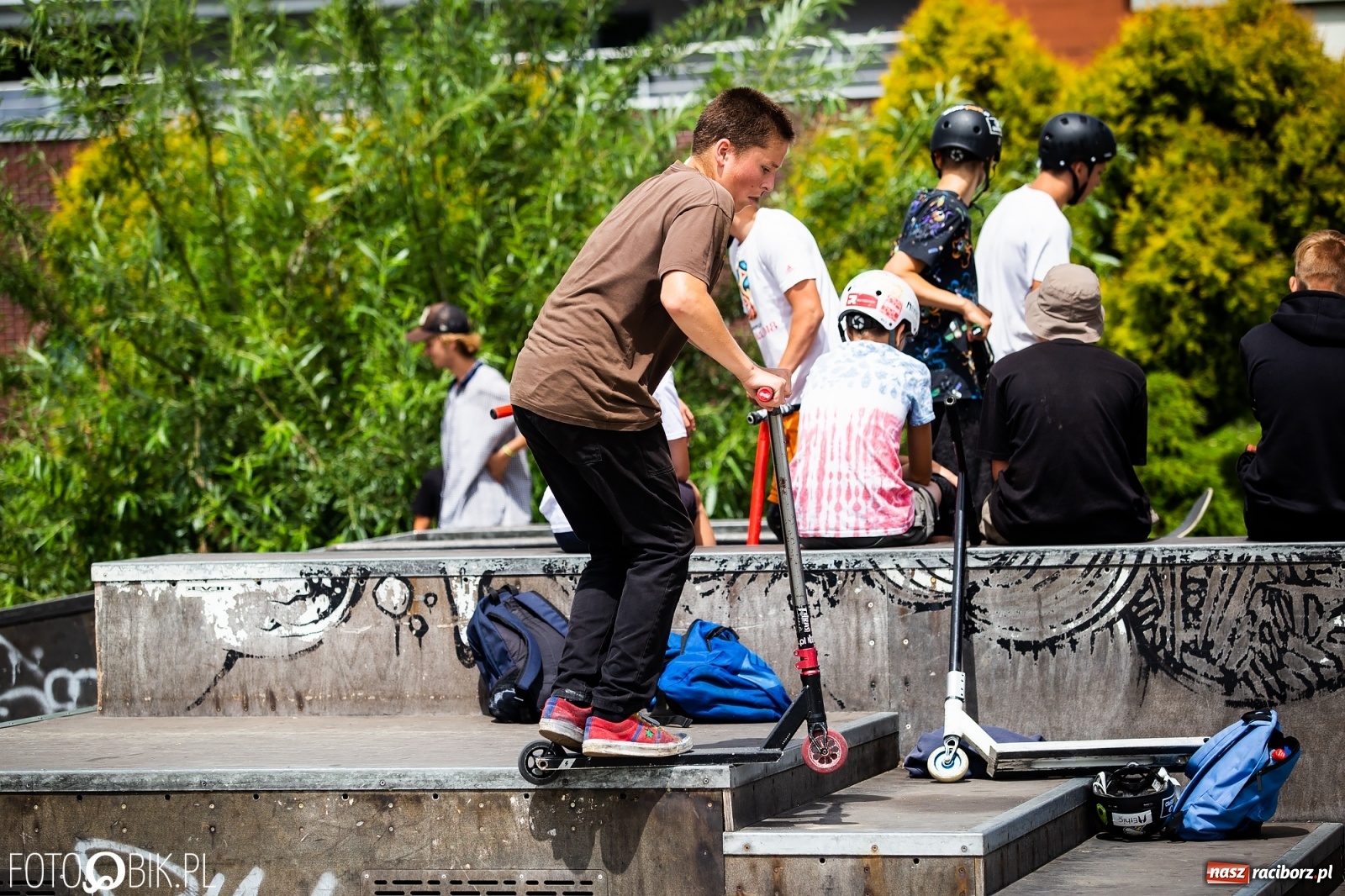 Zdjęcie w galerii na portalu naszraciborz.pl: Ruszyły warsztaty Extreme City na raciborskim skateparku wiadomości z regionu