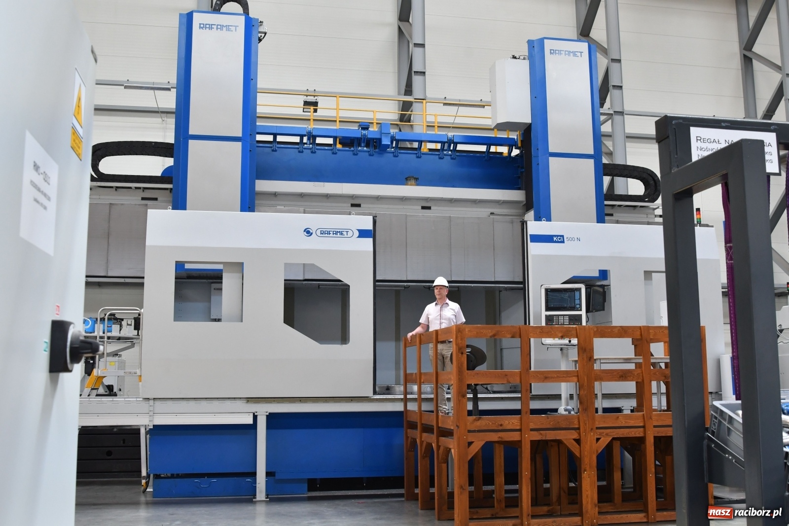 Zdjęcie w galerii na portalu naszraciborz.pl: Tokarka karuzelowa firmy Rafamet S.A. wyruszy do Peru  wiadomości z regionu