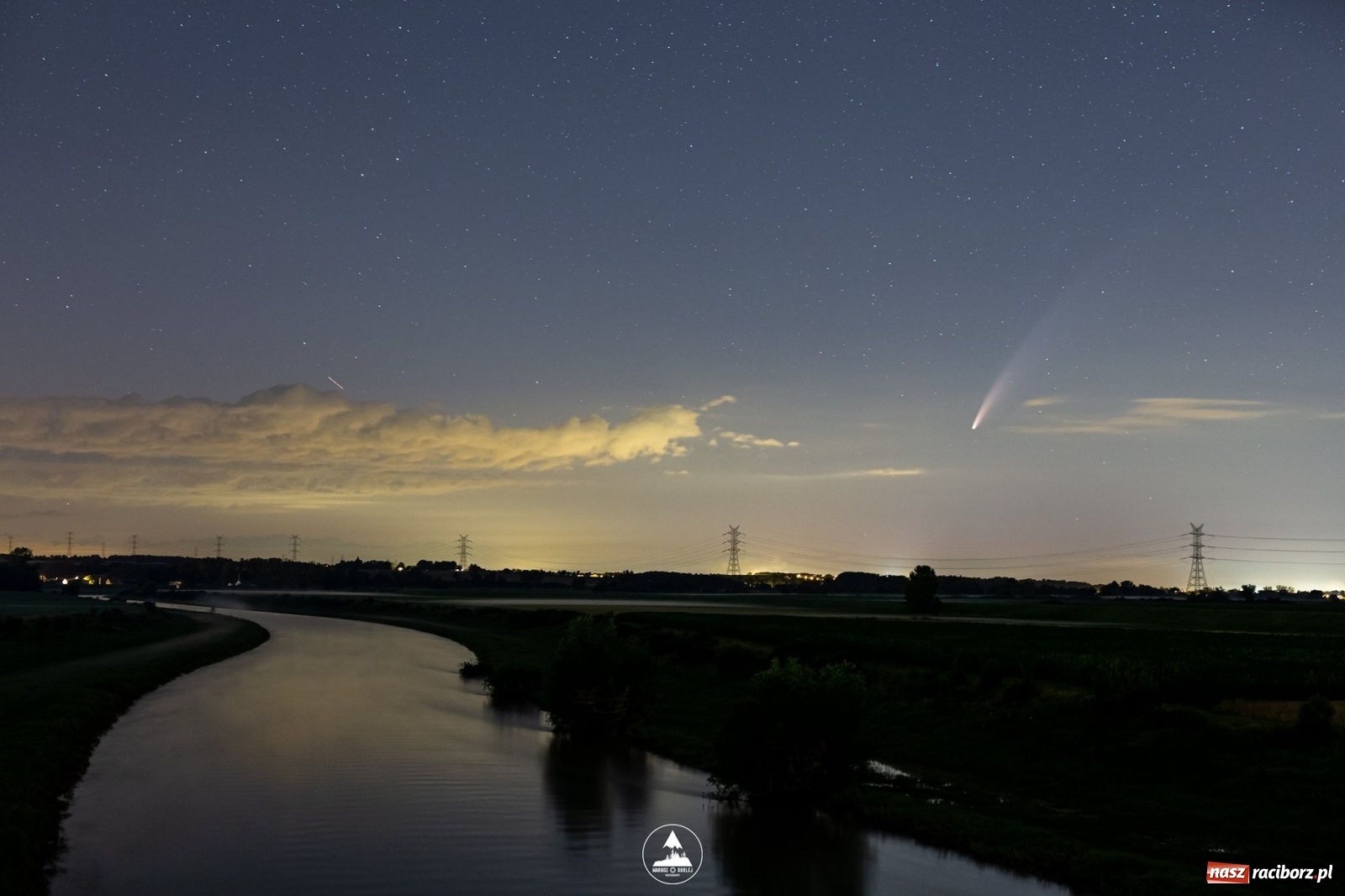 Zdjęcie w galerii na portalu naszraciborz.pl: Wyjątkowe ujęcia komety nad powiatem raciborskim  wiadomości z regionu