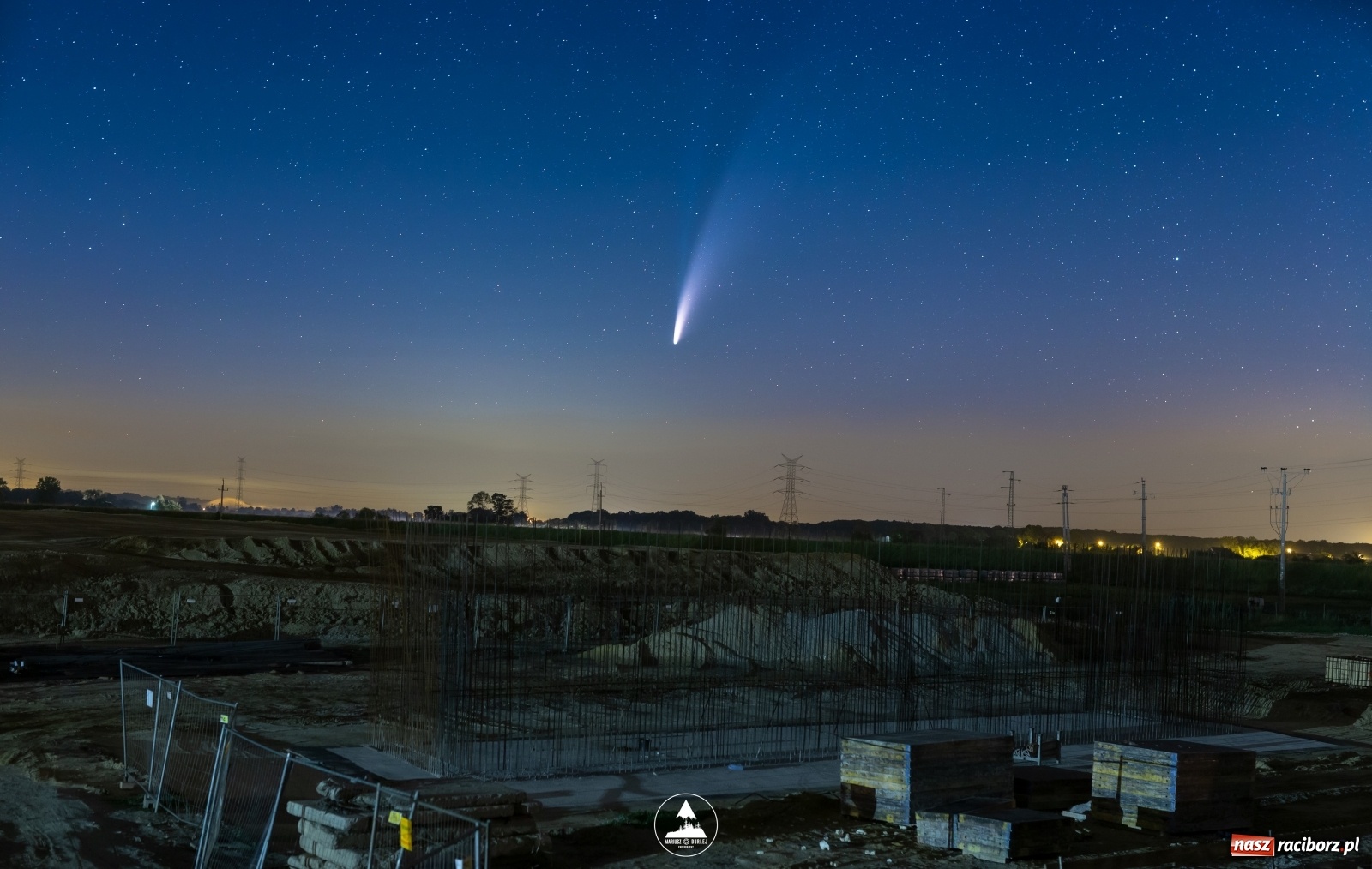 Zdjęcie w galerii na portalu naszraciborz.pl: Kometa NEOWISE na raciborskim niebie. Co o niej wiemy? [FOTO] wiadomości z regionu