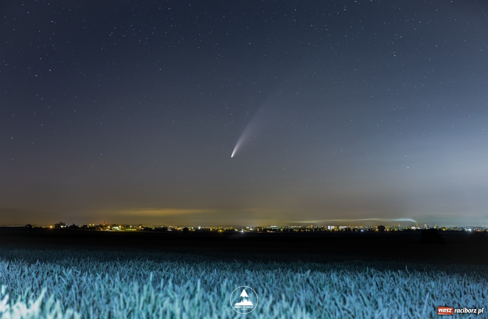 Zdjęcie w galerii na portalu naszraciborz.pl: Kometa NEOWISE na raciborskim niebie. Co o niej wiemy? [FOTO] wiadomości z regionu