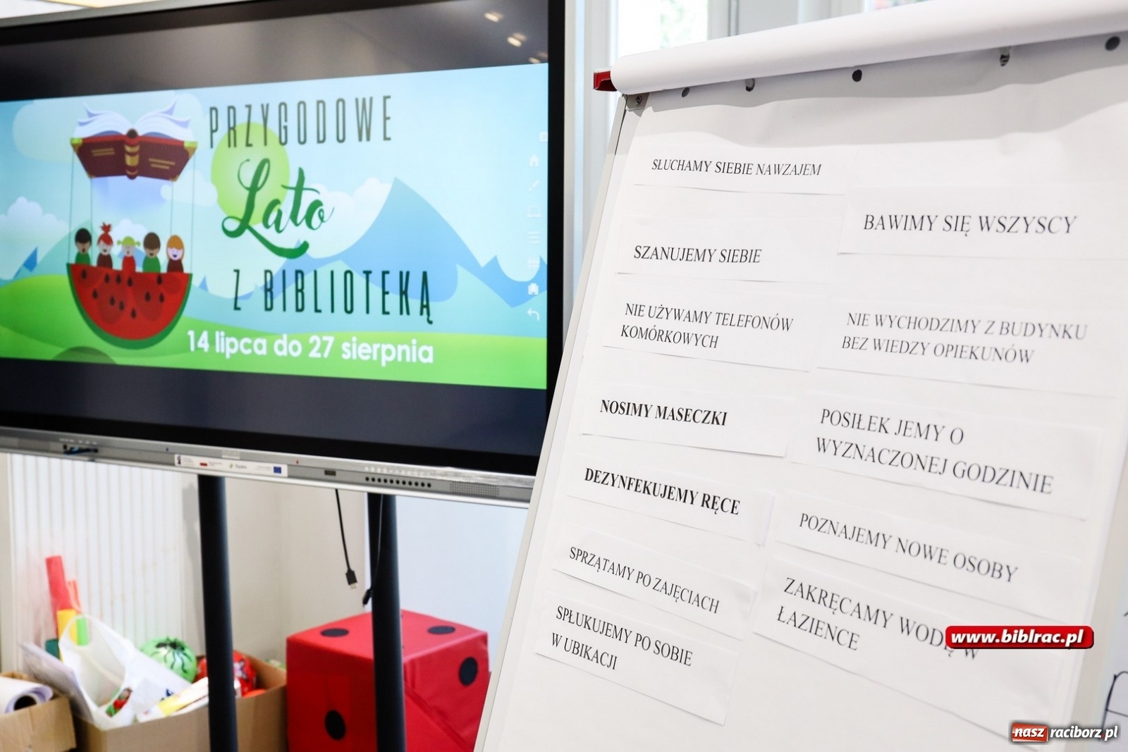 Zdjęcie w galerii na portalu naszraciborz.pl: Wystartowało przygodowe Lato z Biblioteką [FOTO] wiadomości z regionu