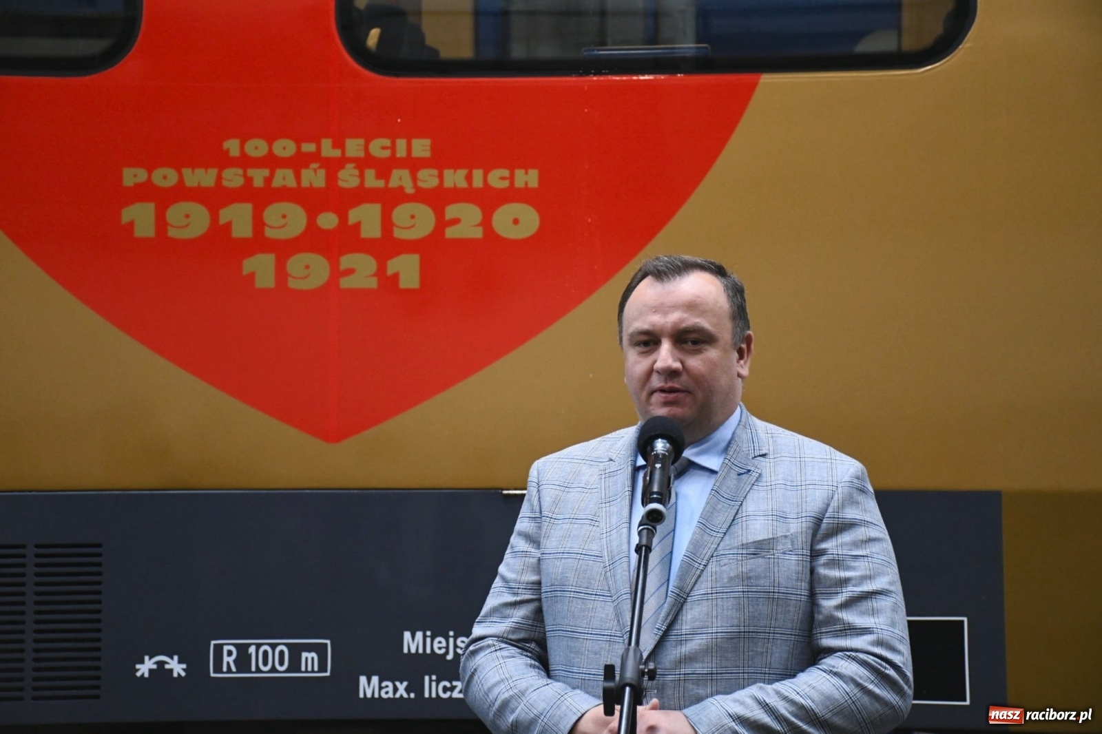 Zdjęcie w galerii na portalu naszraciborz.pl: Drugi złoty pociąg Kolei Śląskich wiadomości z regionu