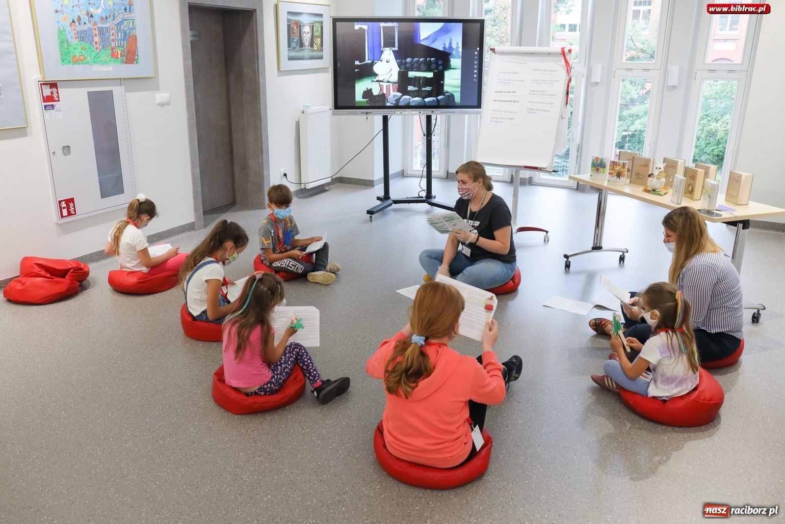 Zdjęcie w galerii na portalu naszraciborz.pl: Biblioteczna podróż do Doliny Muminków [FOTO] wiadomości z regionu