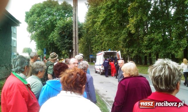 Zdjęcie w galerii na portalu naszraciborz.pl: Potrącenie rowerzystki na Kościuszki wiadomości z regionu