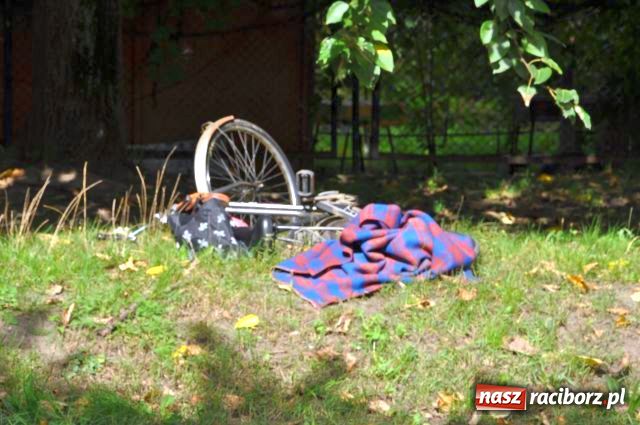 Zdjęcie w galerii na portalu naszraciborz.pl: Potrącenie rowerzystki na Kościuszki wiadomości z regionu