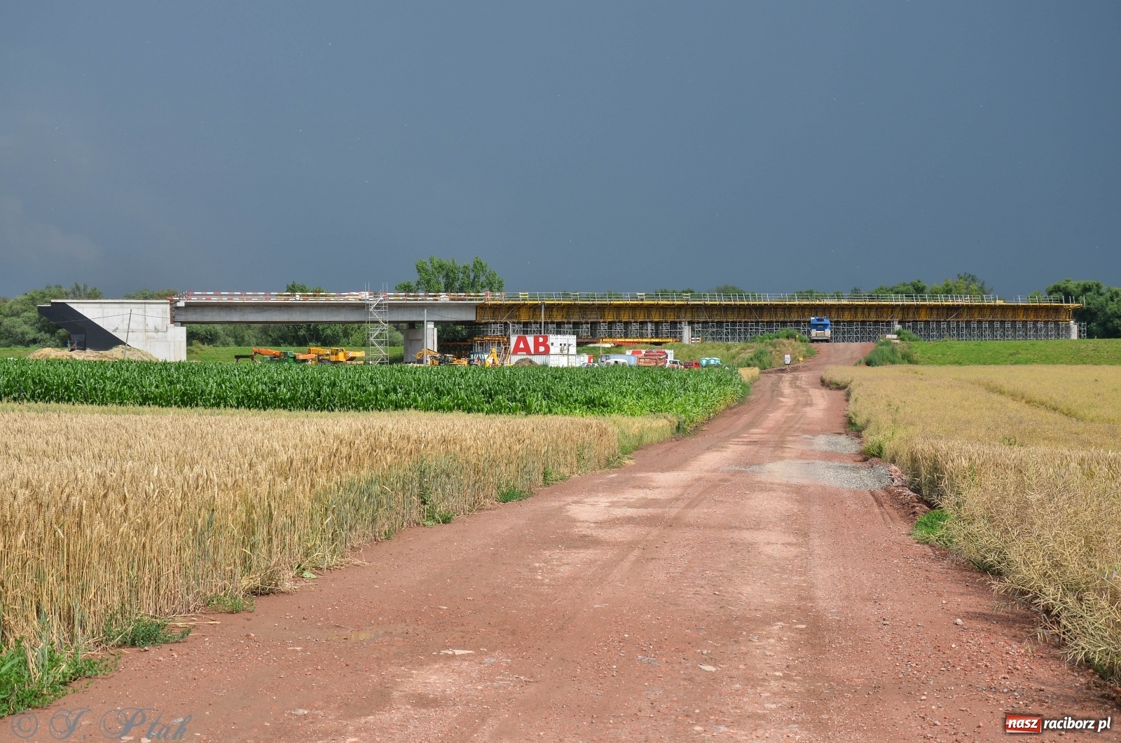 Zdjęcie w galerii na portalu naszraciborz.pl: Wschodnia obwodnica Raciborza - raport z budowy [18.07.2020]  wiadomości z regionu