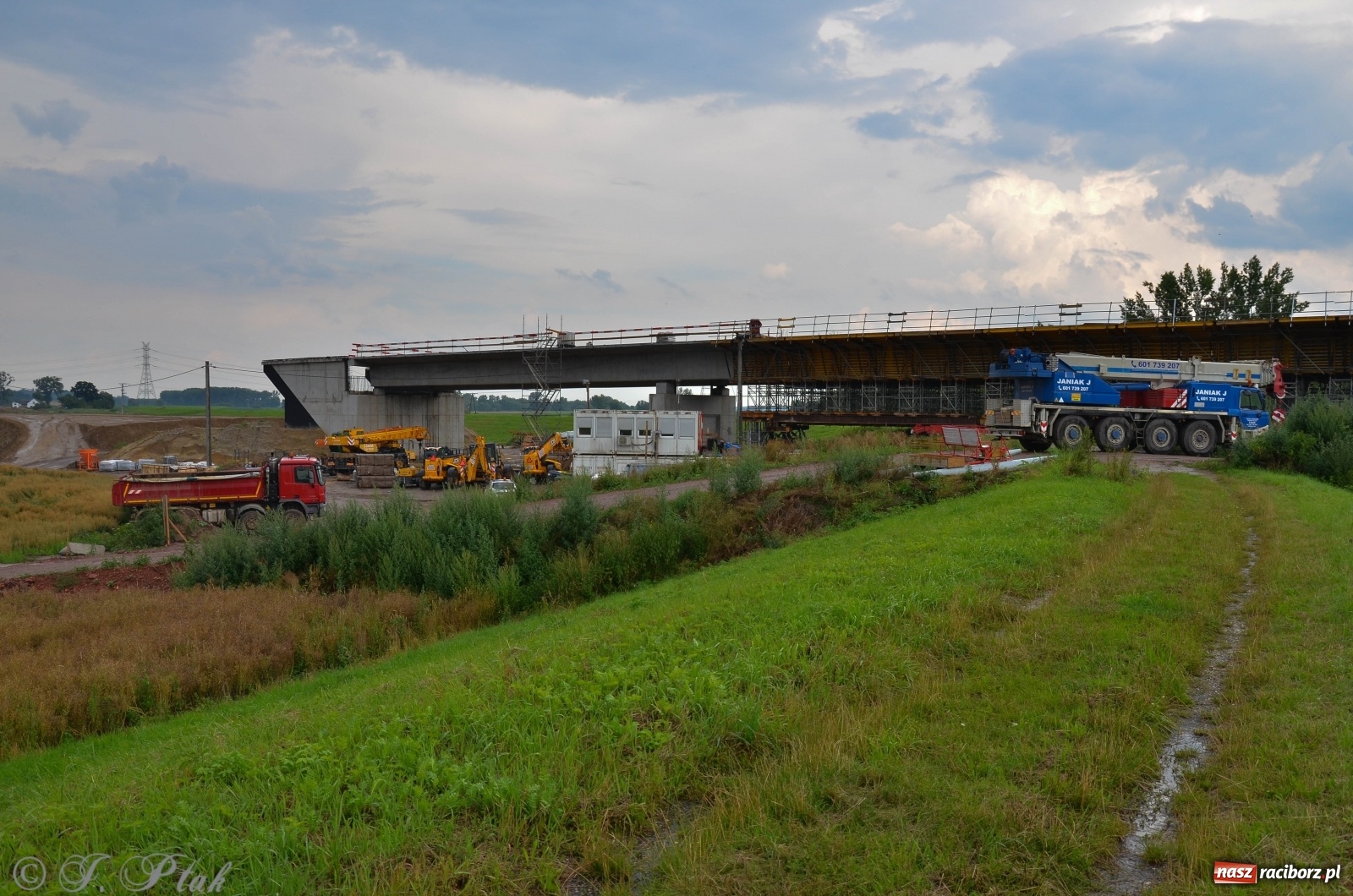 Zdjęcie w galerii na portalu naszraciborz.pl: Wschodnia obwodnica Raciborza - raport z budowy [18.07.2020]  wiadomości z regionu