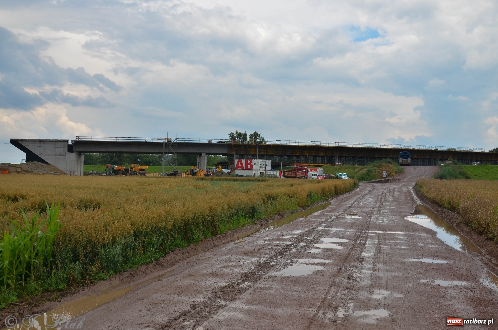 Zdjęcie w galerii na portalu naszraciborz.pl: Wschodnia obwodnica Raciborza - raport z budowy [18.07.2020]  wiadomości z regionu