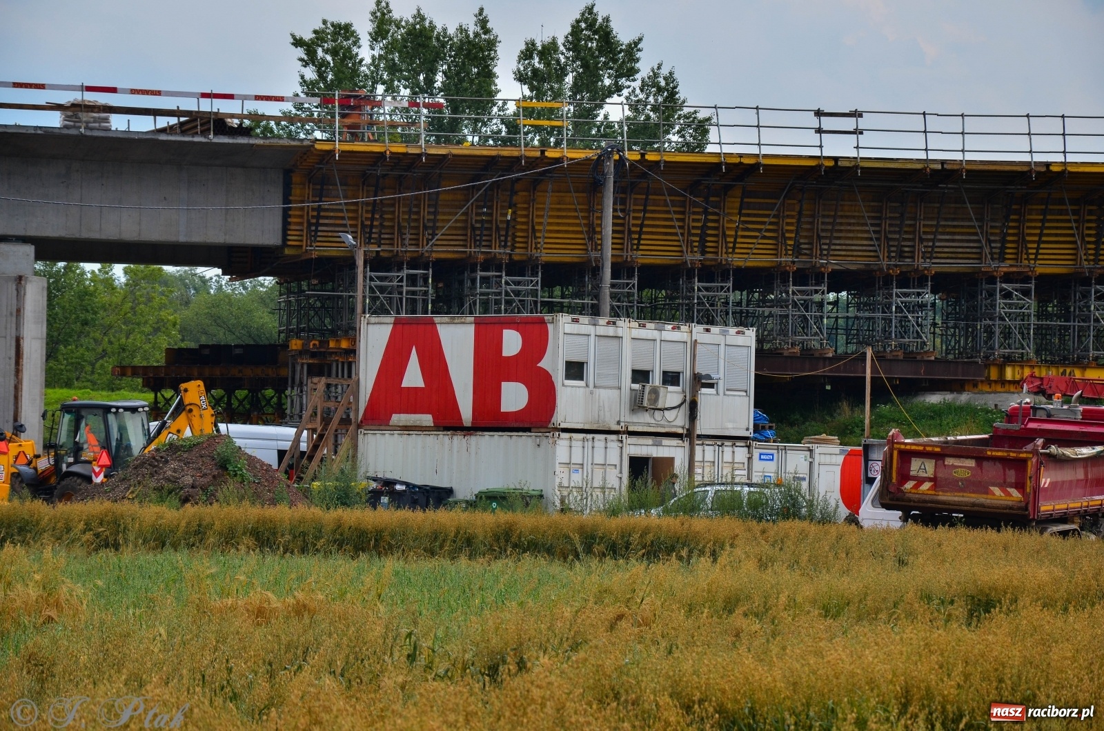 Zdjęcie w galerii na portalu naszraciborz.pl: Wschodnia obwodnica Raciborza - raport z budowy [18.07.2020]  wiadomości z regionu