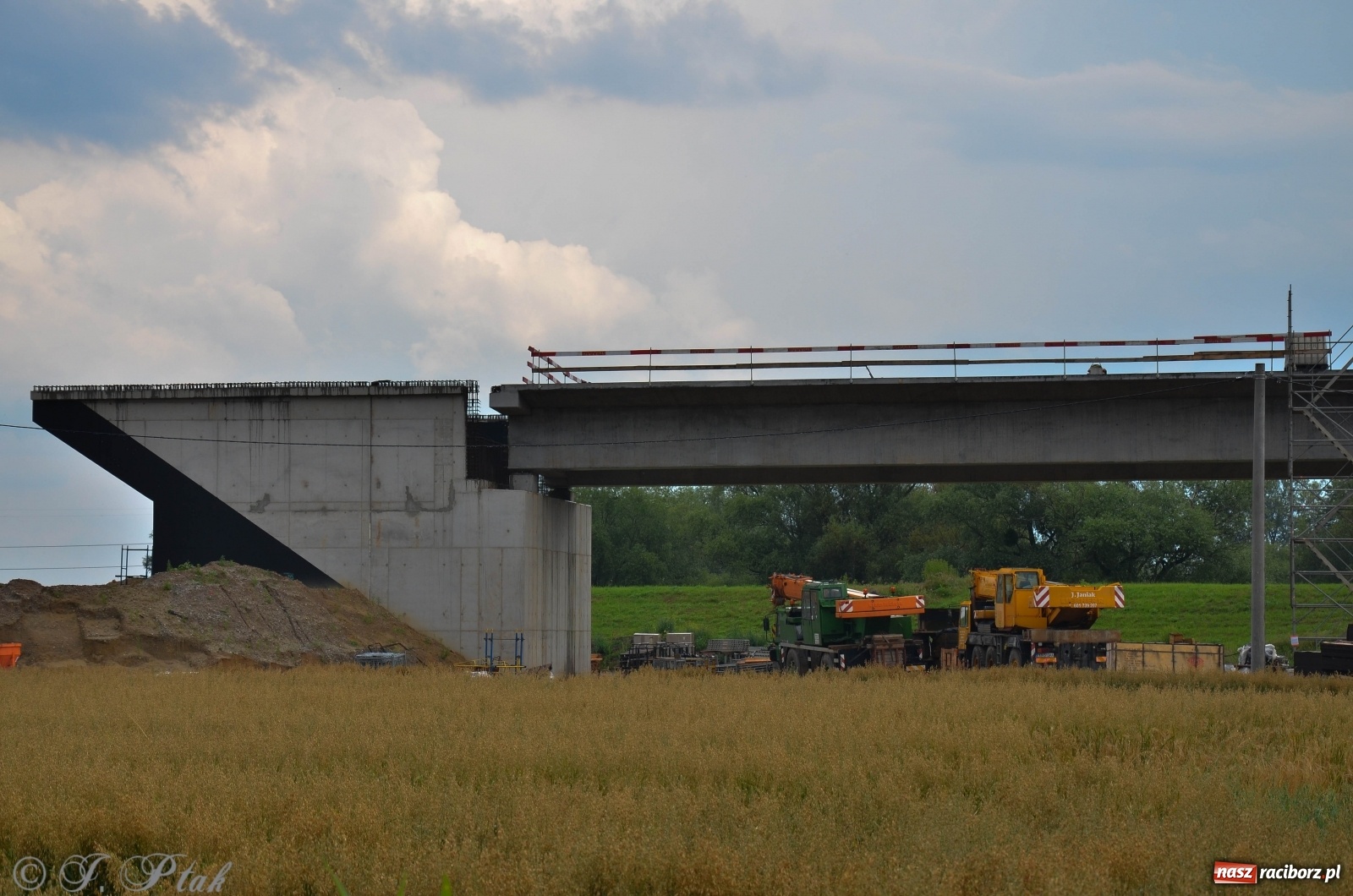 Zdjęcie w galerii na portalu naszraciborz.pl: Wschodnia obwodnica Raciborza - raport z budowy [18.07.2020]  wiadomości z regionu