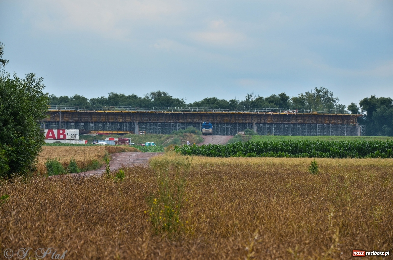 Zdjęcie w galerii na portalu naszraciborz.pl: Wschodnia obwodnica Raciborza - raport z budowy [18.07.2020]  wiadomości z regionu