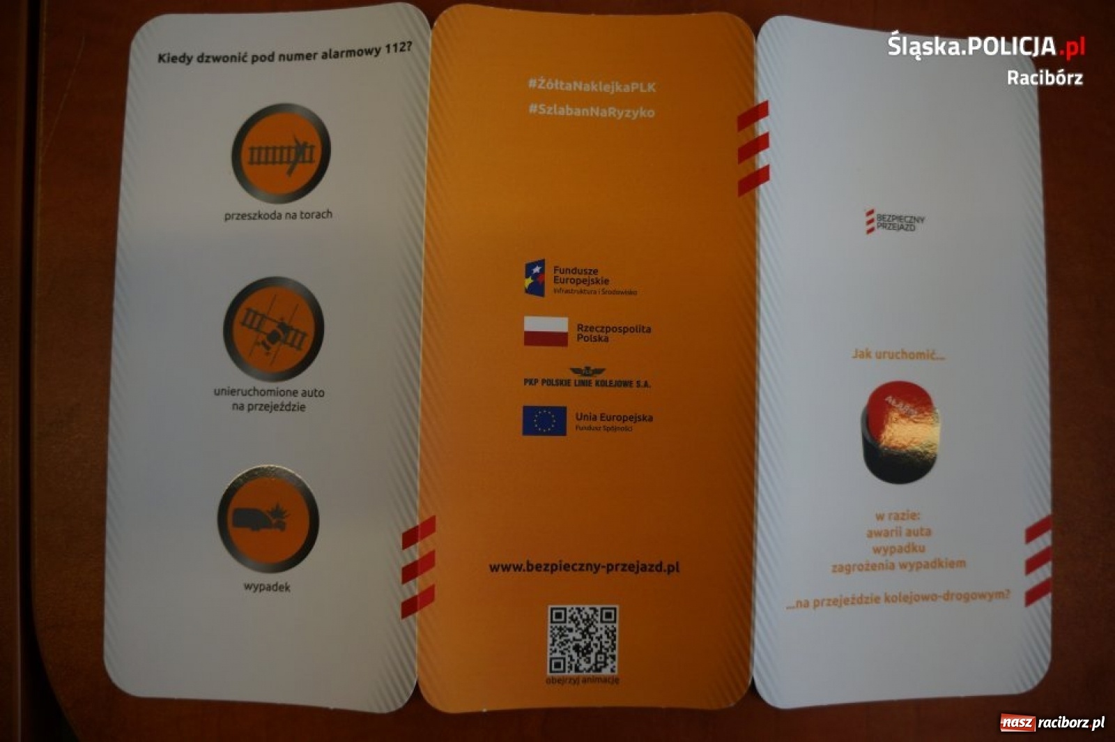 Zdjęcie w galerii na portalu naszraciborz.pl: Raciborska drogówka w akcji Bezpieczny przejazd - szlaban na ryzyko!  wiadomości z regionu