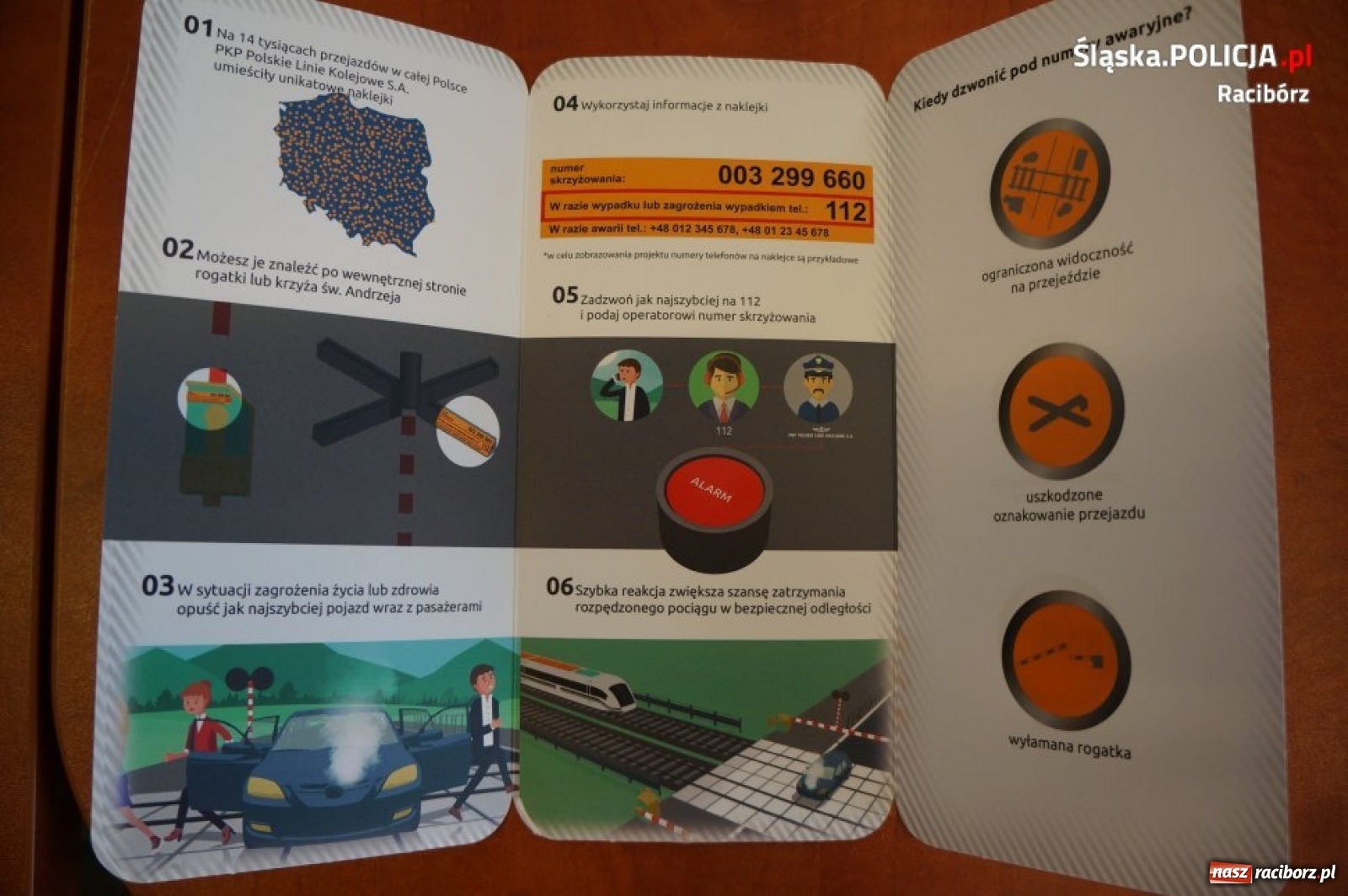 Zdjęcie w galerii na portalu naszraciborz.pl: Raciborska drogówka w akcji Bezpieczny przejazd - szlaban na ryzyko!  wiadomości z regionu