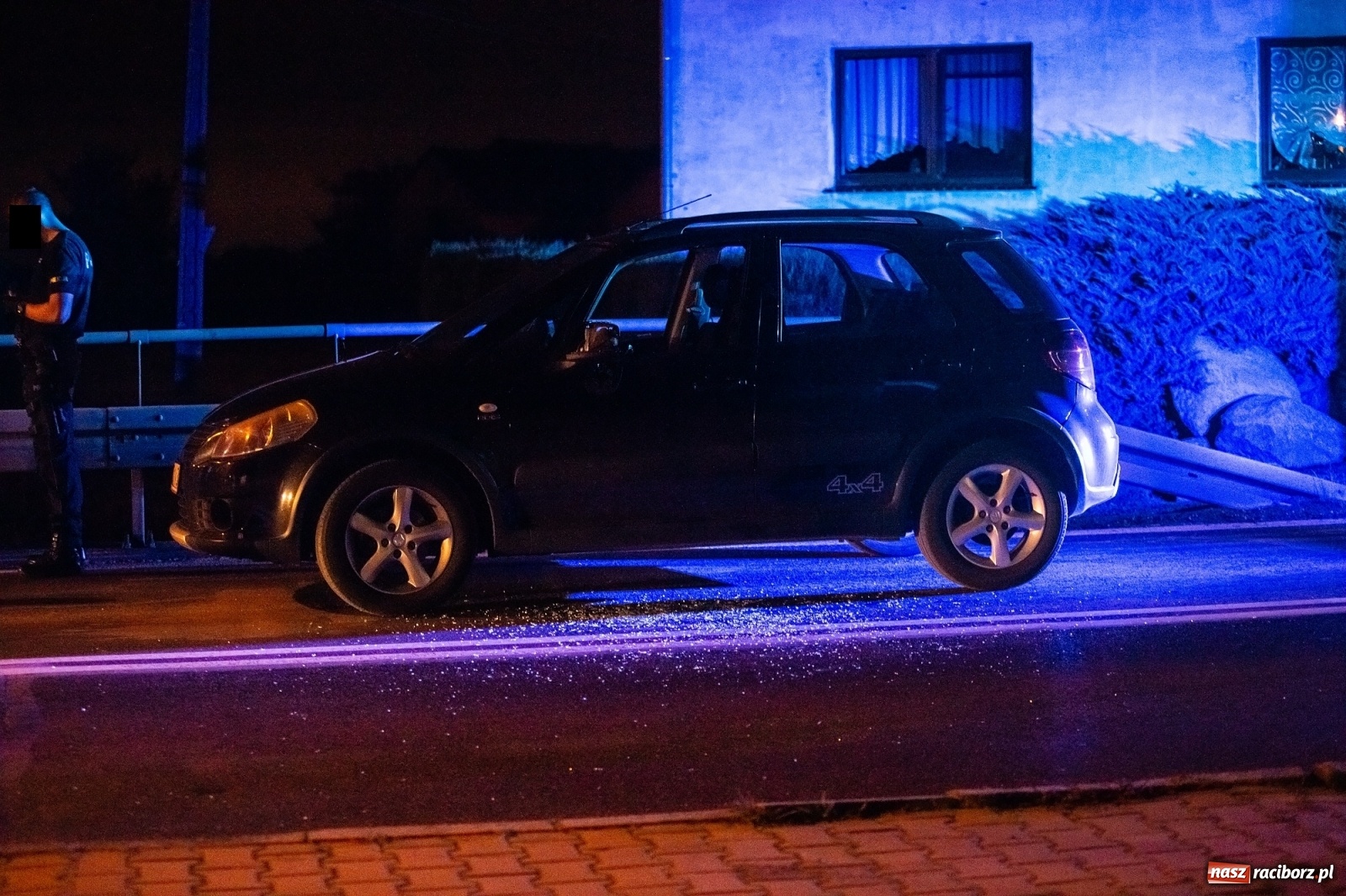 Zdjęcie w galerii na portalu naszraciborz.pl: Nocny pościg ulicami Raciborza [FOTO] wiadomości z regionu