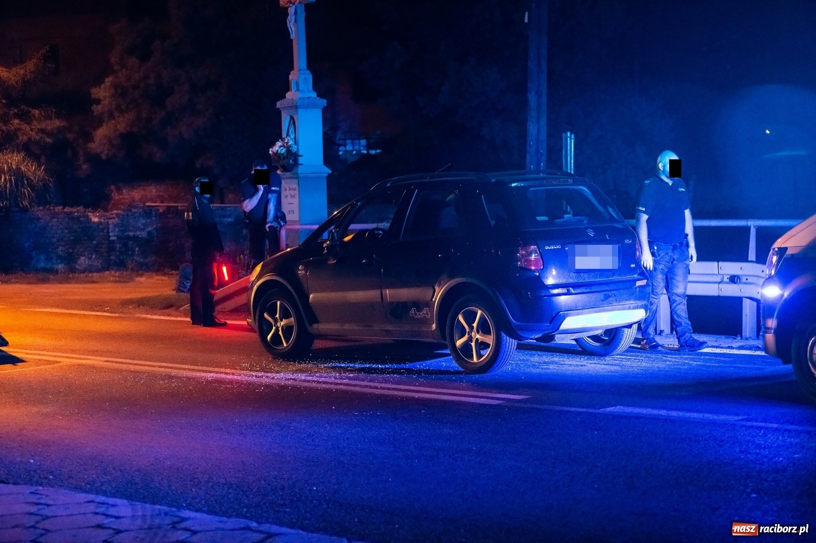 Zdjęcie w galerii na portalu naszraciborz.pl: Nocny pościg ulicami Raciborza [FOTO] wiadomości z regionu