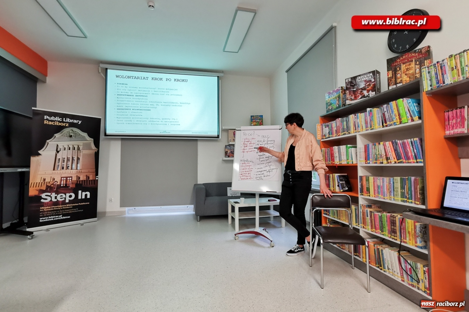 Zdjęcie w galerii na portalu naszraciborz.pl: Kreatywny bibliotekarz - kreatywna biblioteka  wiadomości z regionu