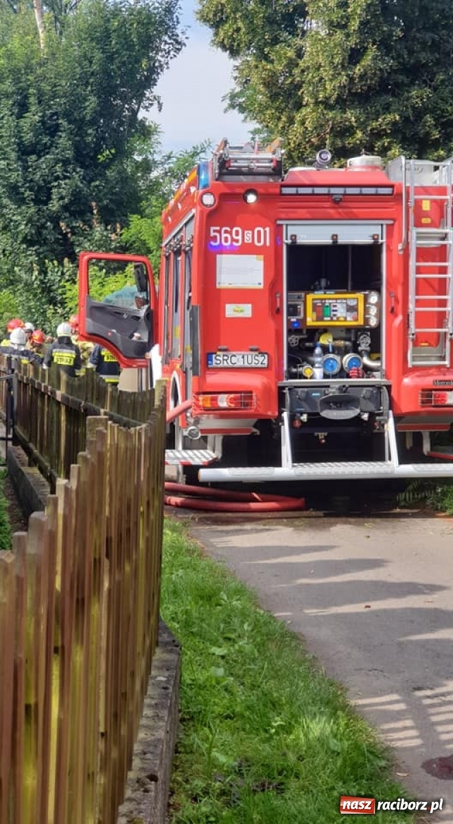 Zdjęcie w galerii na portalu naszraciborz.pl: Pożar garażu w Kuźni Raciborskiej [FOTO] wiadomości z regionu