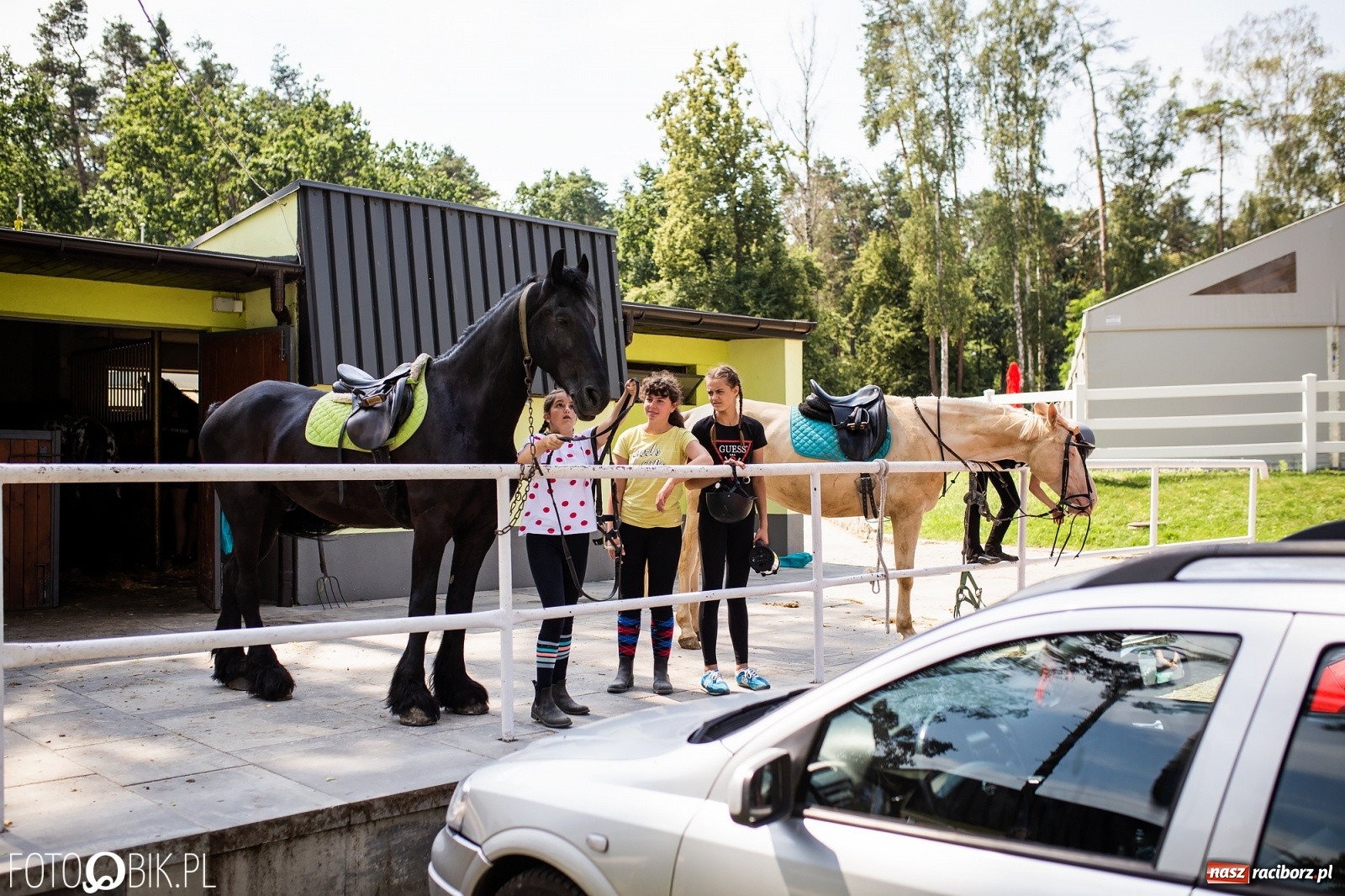 Zdjęcie w galerii na portalu naszraciborz.pl: Aquabrax. Półkolonie z końmi na półmetku [FOTO] wiadomości z regionu