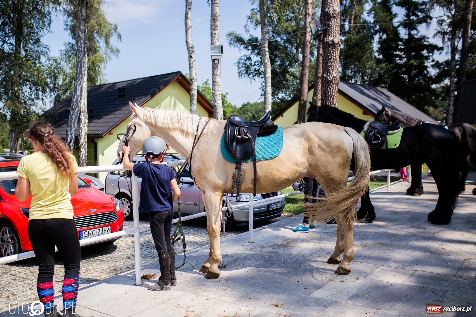 Zdjęcie w galerii na portalu naszraciborz.pl: Aquabrax. Półkolonie z końmi na półmetku [FOTO] wiadomości z regionu