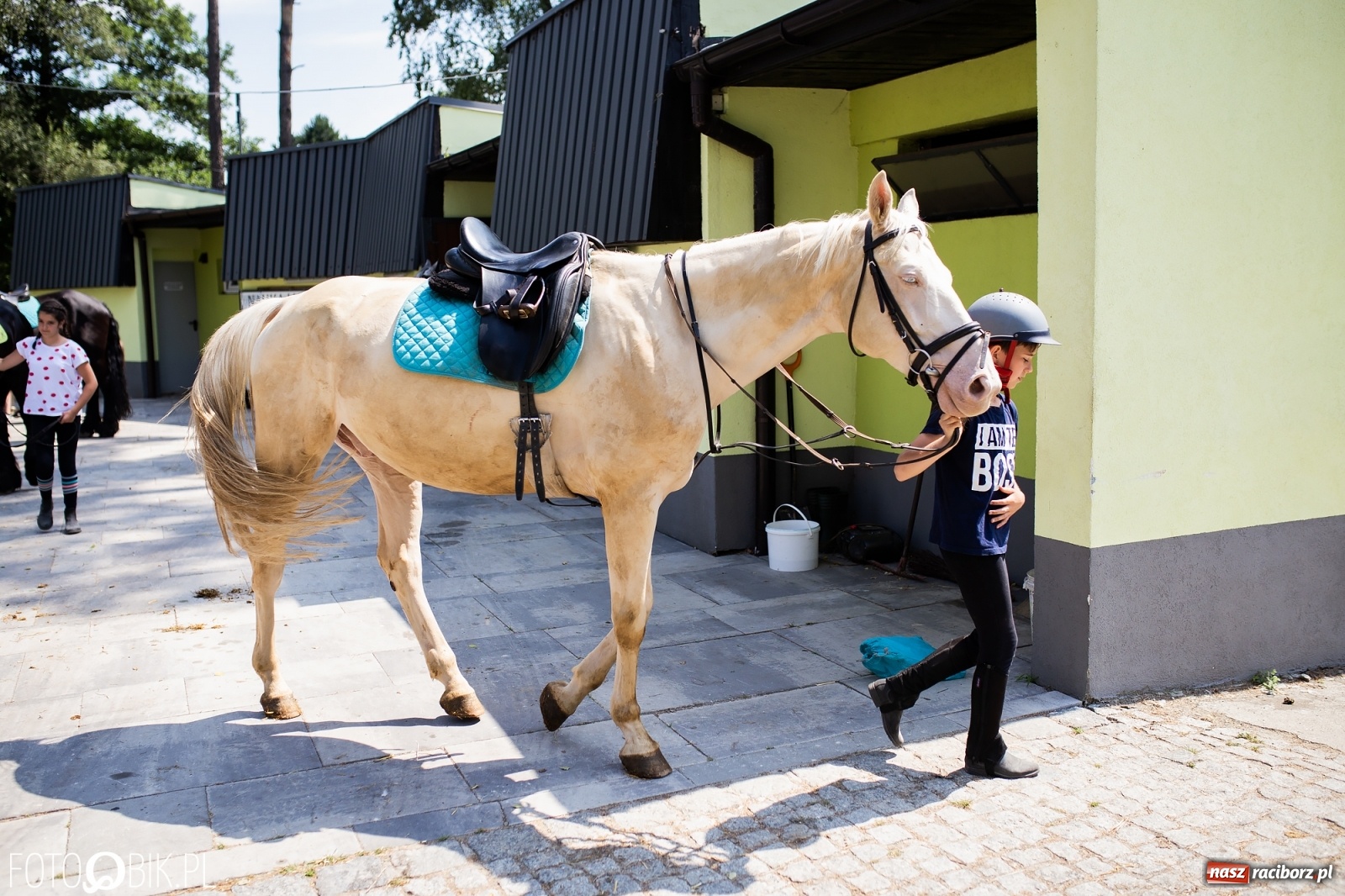 Zdjęcie w galerii na portalu naszraciborz.pl: Aquabrax. Półkolonie z końmi na półmetku [FOTO] wiadomości z regionu