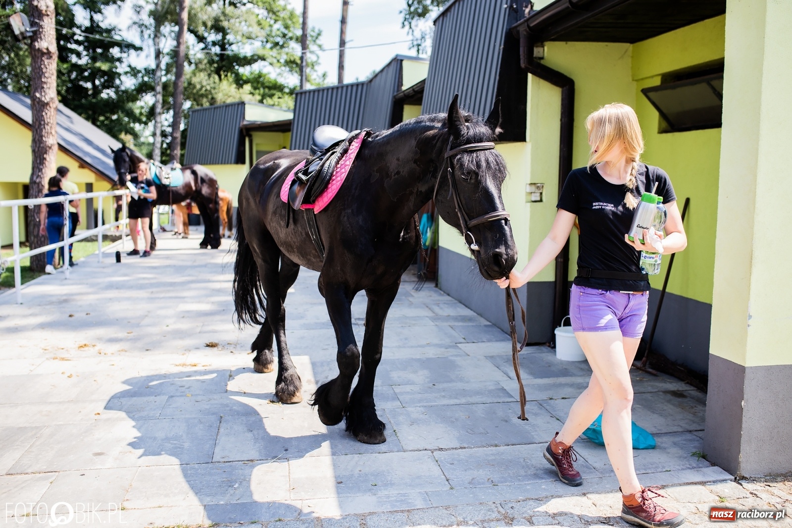 Zdjęcie w galerii na portalu naszraciborz.pl: Aquabrax. Półkolonie z końmi na półmetku [FOTO] wiadomości z regionu