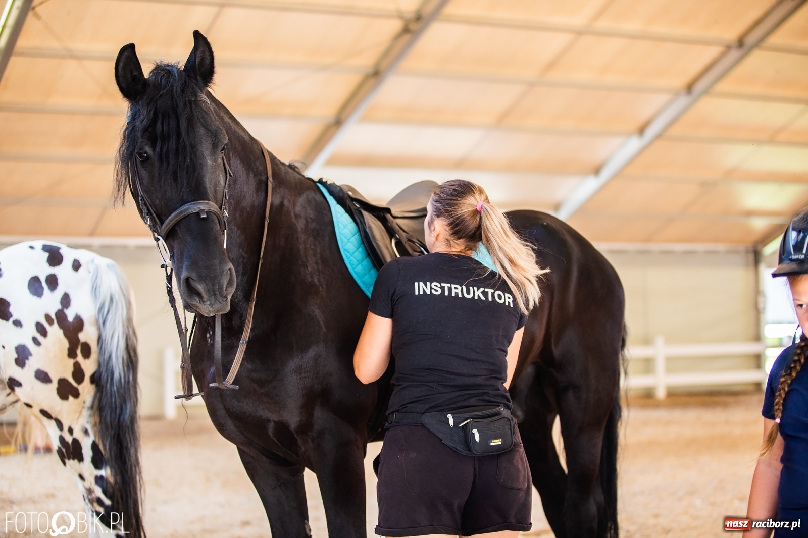Zdjęcie w galerii na portalu naszraciborz.pl: Aquabrax. Półkolonie z końmi na półmetku [FOTO] wiadomości z regionu