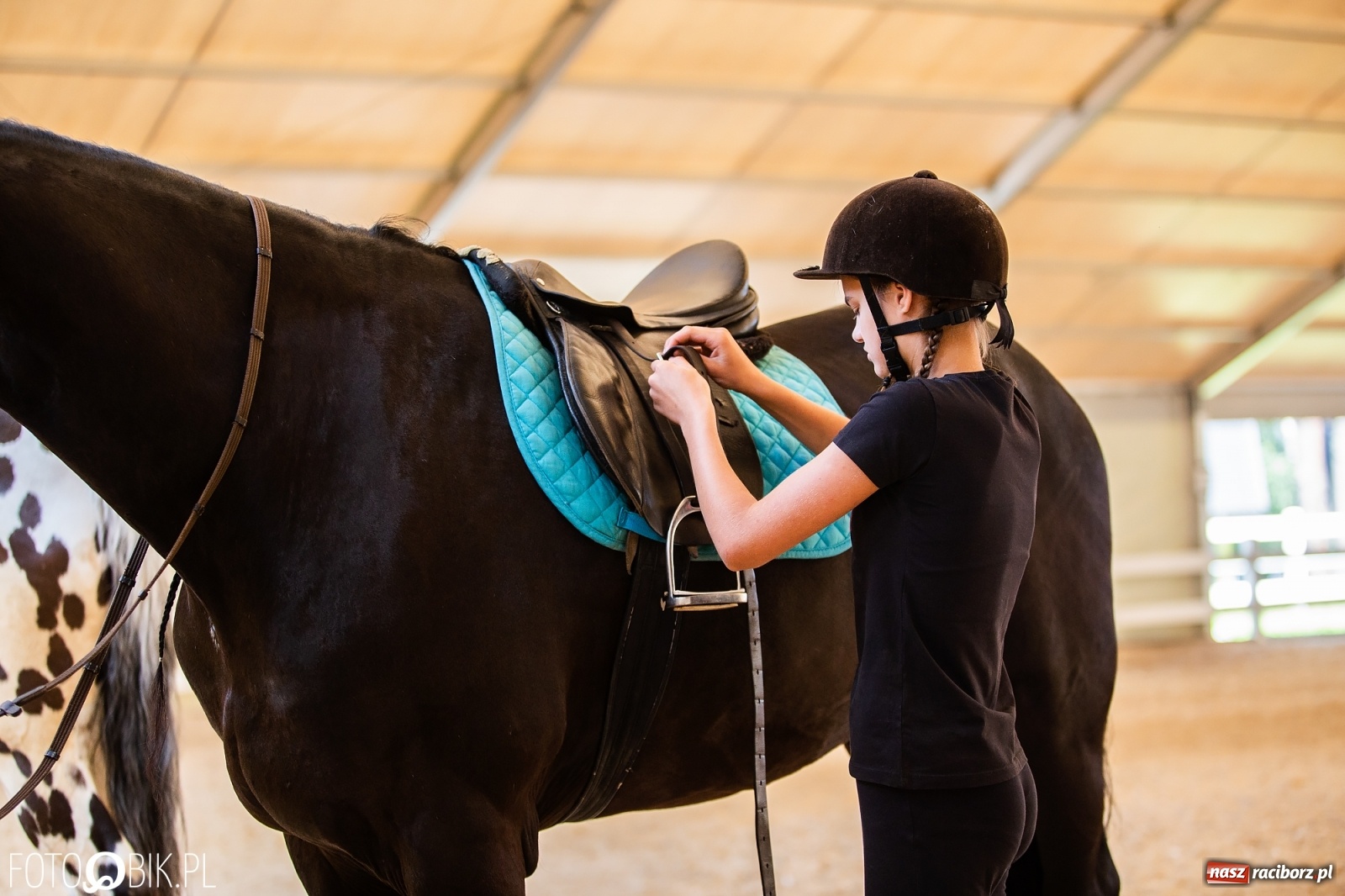 Zdjęcie w galerii na portalu naszraciborz.pl: Aquabrax. Półkolonie z końmi na półmetku [FOTO] wiadomości z regionu