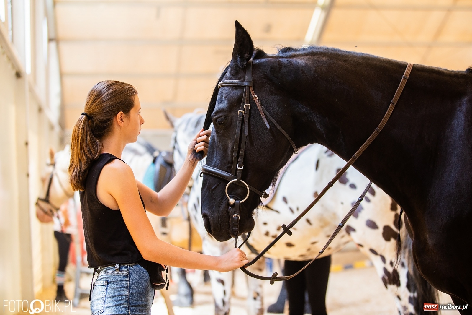Zdjęcie w galerii na portalu naszraciborz.pl: Aquabrax. Półkolonie z końmi na półmetku [FOTO] wiadomości z regionu