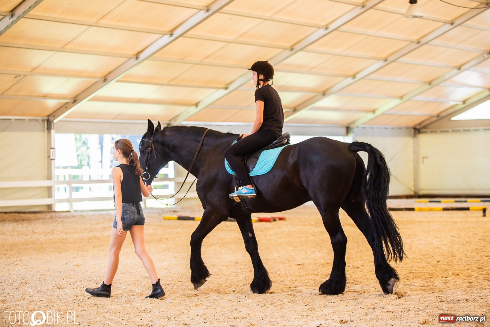 Zdjęcie w galerii na portalu naszraciborz.pl: Aquabrax. Półkolonie z końmi na półmetku [FOTO] wiadomości z regionu