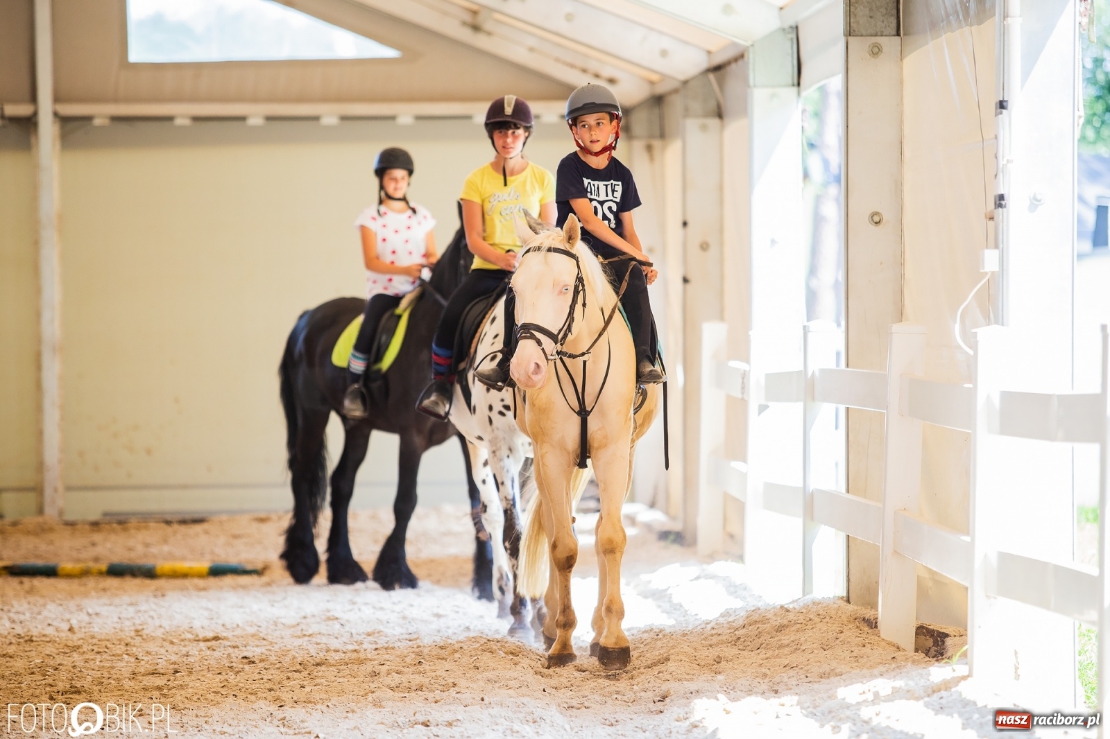 Zdjęcie w galerii na portalu naszraciborz.pl: Aquabrax. Półkolonie z końmi na półmetku [FOTO] wiadomości z regionu